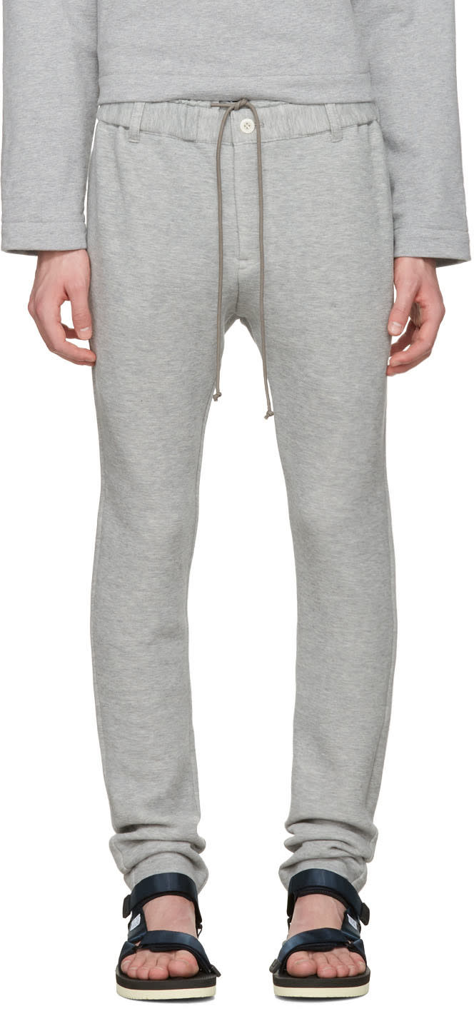 Sacai グレー スウェット ラウンジ パンツ