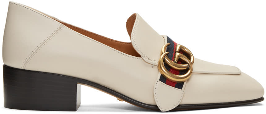 Gucci Off-white Peyton Loafers