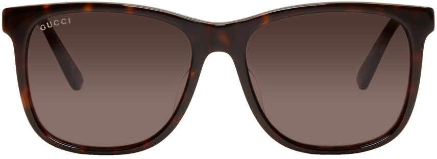 Gucci Tortoiseshell Classic Wayfarer Sunglasses
