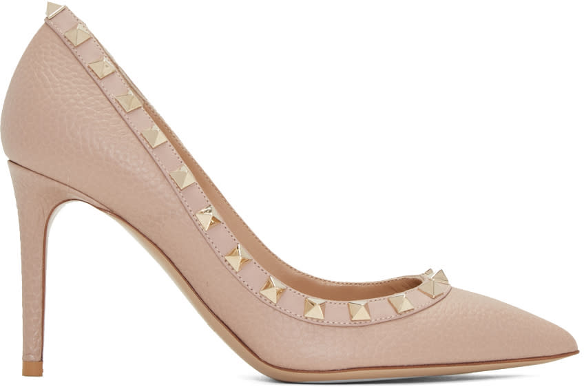 Valentino Pink Rockstud Heels