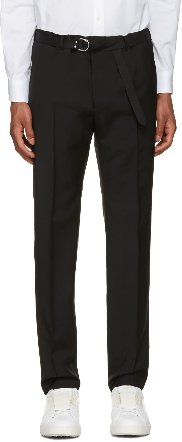Valentino Black Belted Trousers
