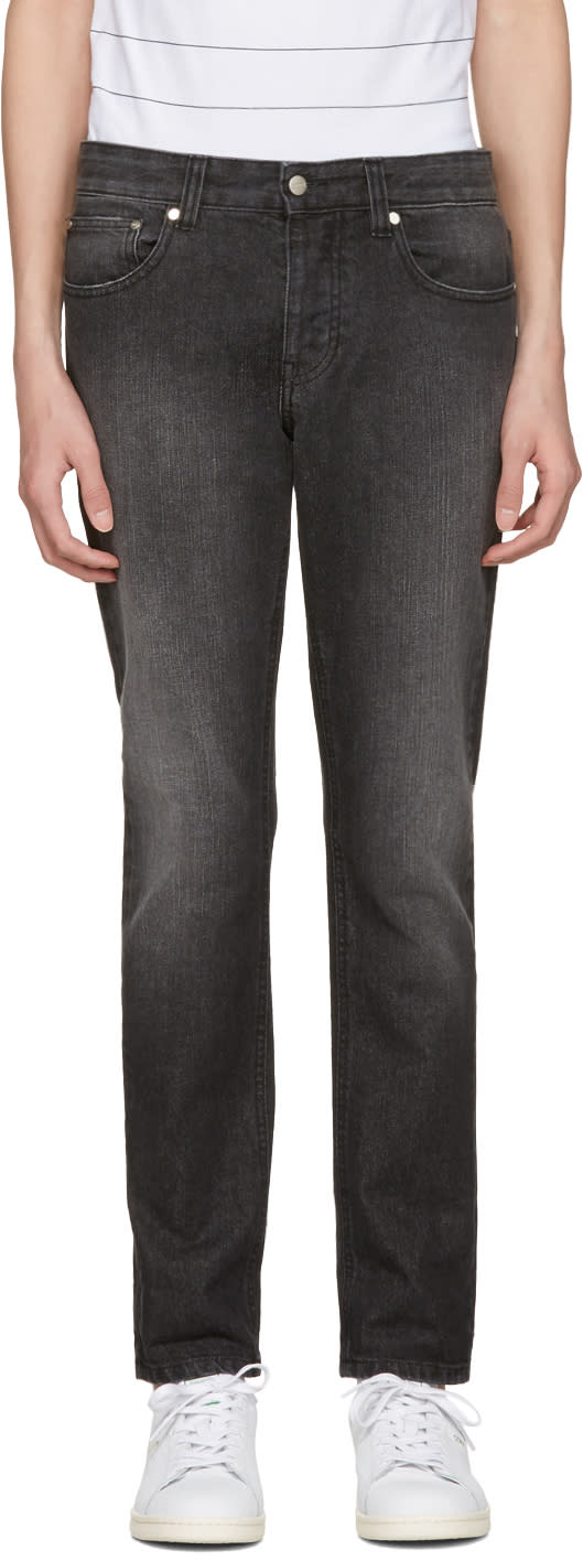 Ami Alexandre Mattiussi Black Slim Jeans