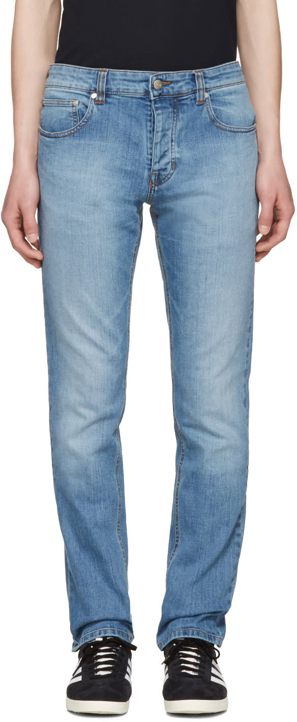 Ami Alexandre Mattiussi Blue Slim Jeans