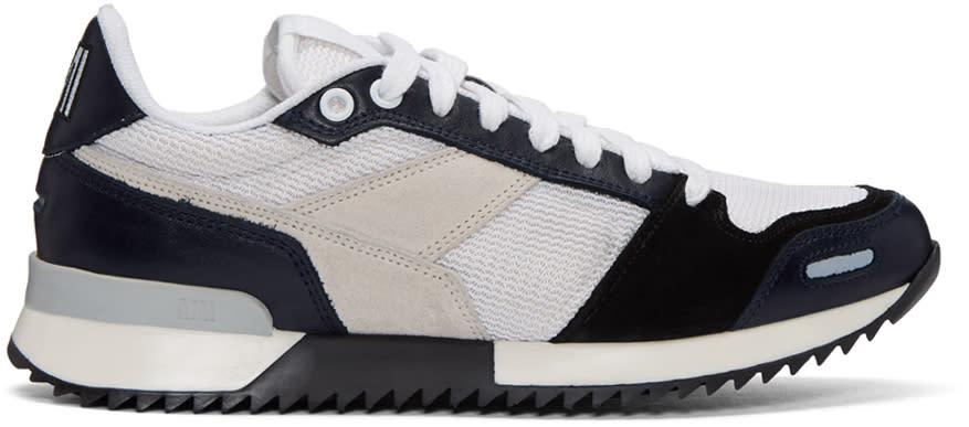 Ami Alexandre Mattiussi Navy Running Sneakers