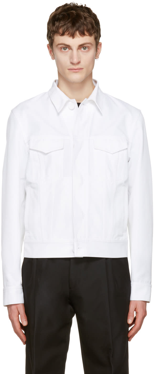 Calvin Klein Collection ホワイト リッチモンド ジャケット