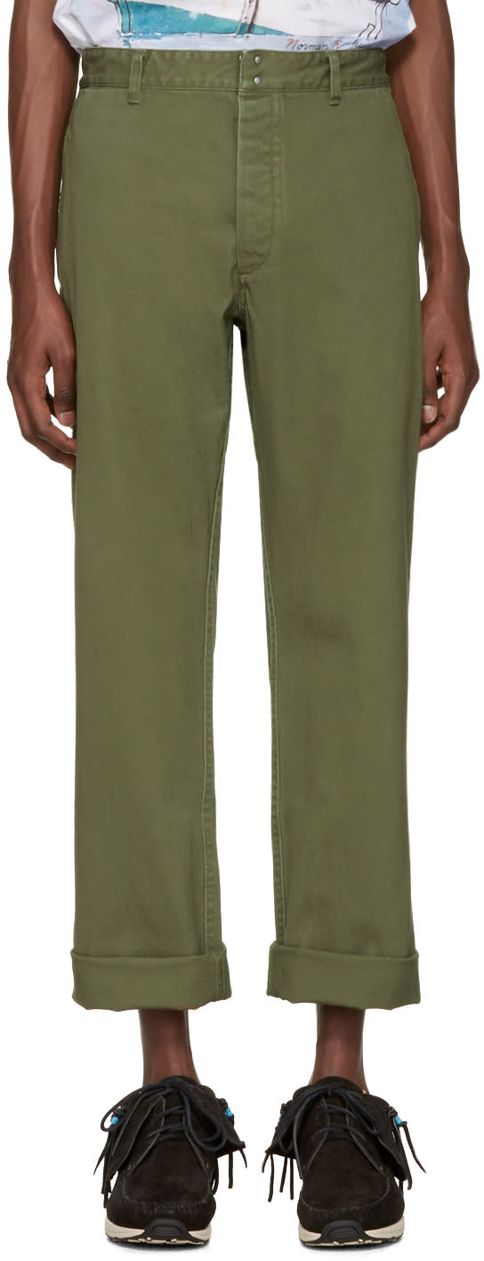 Visvim Green Pastoral Trousers