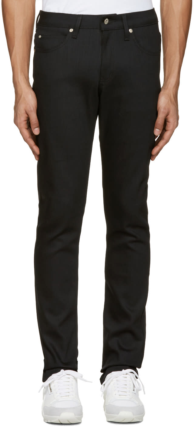 Naked and Famous Denim Black Skinny Guy Jeans