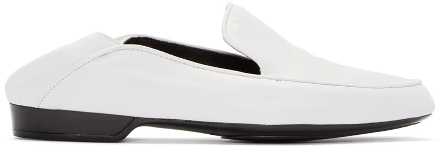 Robert Clergerie White Fanim Loafers