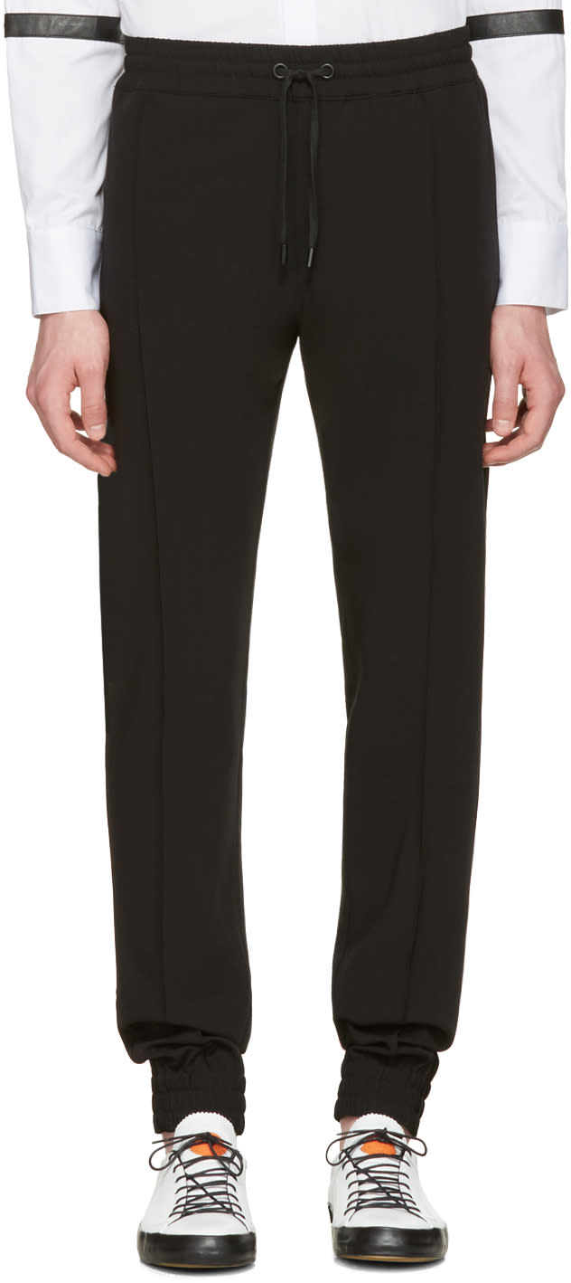 Pyer Moss Black Classic Ribbed Trousers