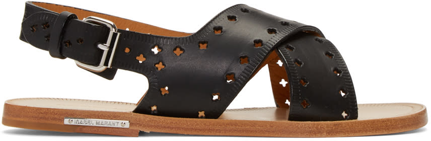 Isabel Marant Black Jerys Sandals