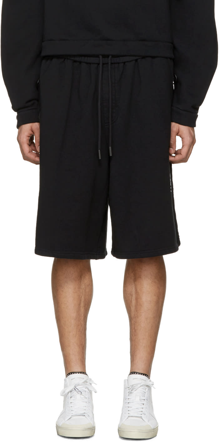 Off-white Black Quotes Shorts