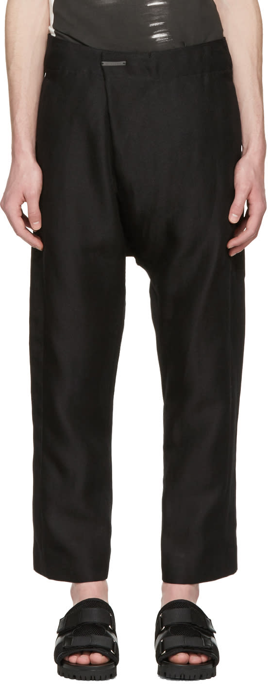Nude:mm Black Tailor Trousers