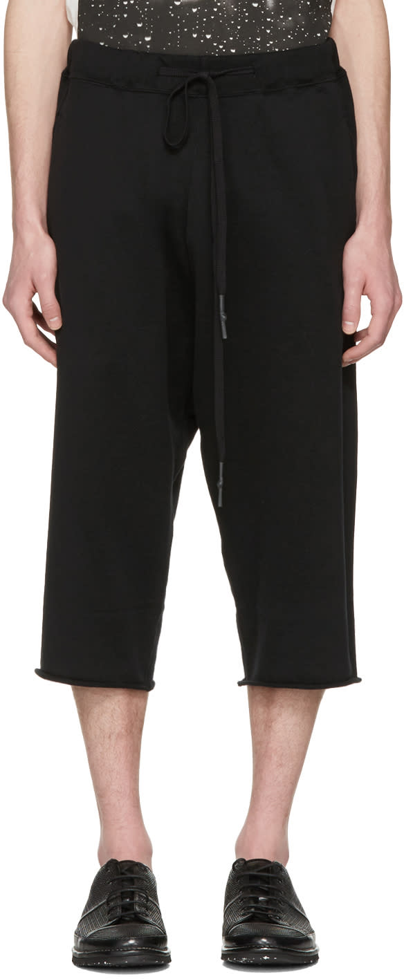 Nude:mm Black Long Shorts