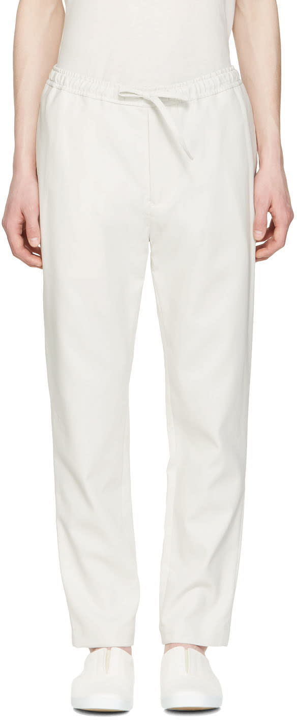 Undecorated Man Grey Drawstring Trousers