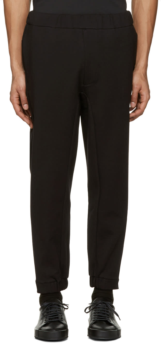 Oamc Black Mixed Rib Lounge Pants