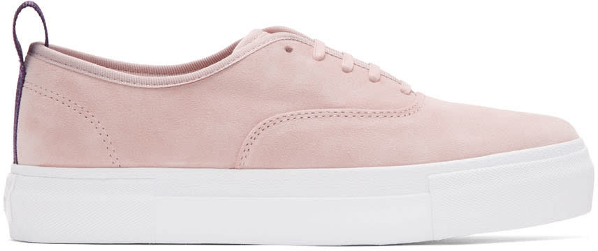 Eytys Pink Suede Mother Sneakers