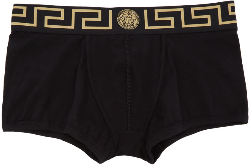 Versace Underwear Two-pack Black and White Boxer Briefs