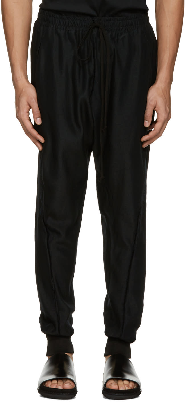 Song For The Mute Black Slim Track Pants