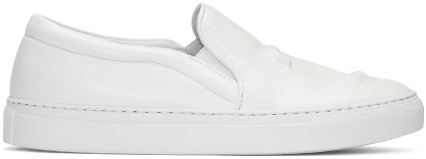 Joshua Sanders White 23 Slip-on Sneakers