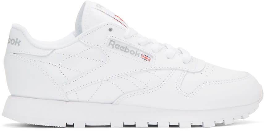 Reebok Classics White Leather Classic Sneakers