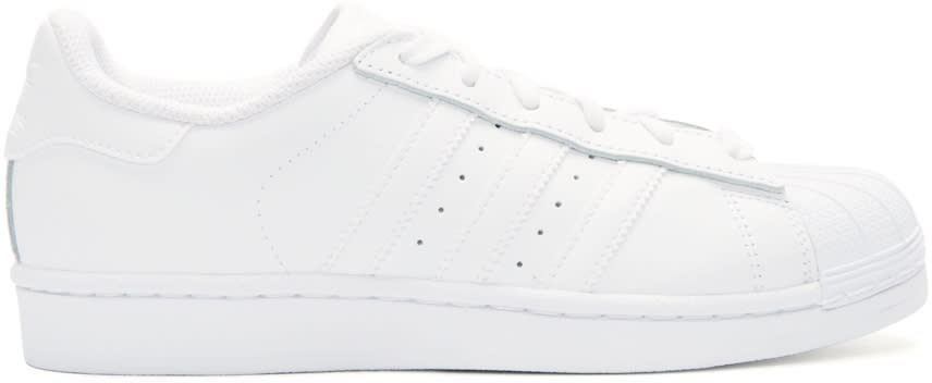 Adidas Originals White Superstar Sneakers