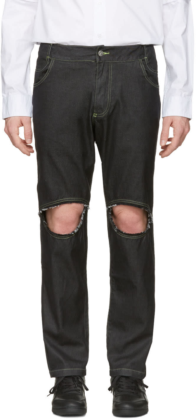 Telfar Black Simplex Jeans