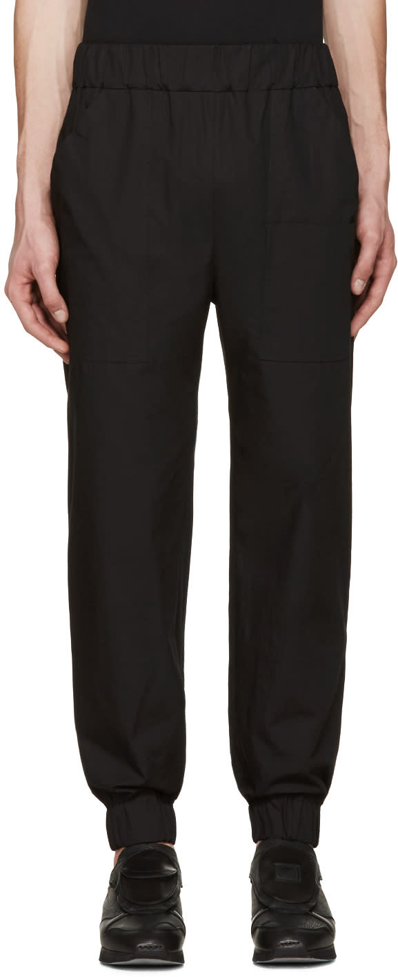Phoebe English Black Patch Pocket Lounge Pants