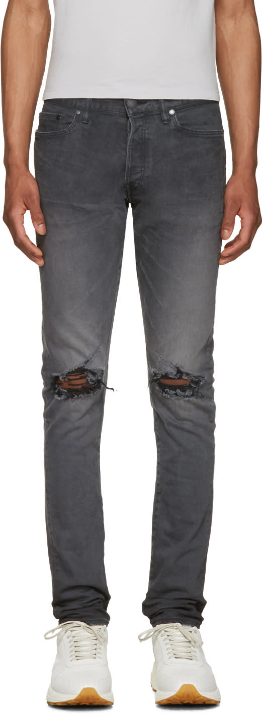 John Elliott Black The Cast 2 Zinc Jeans