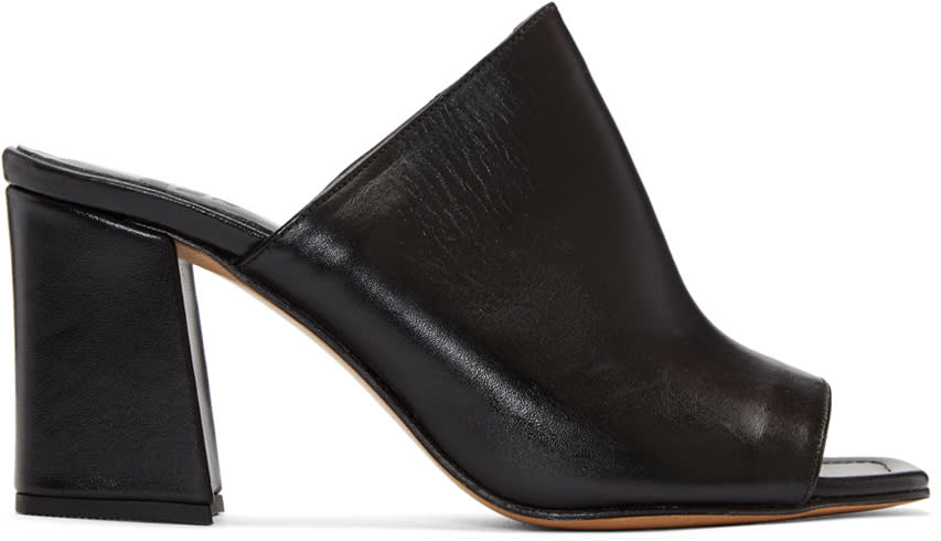 Maryam Nassir Zadeh Black Penelope Slide Sandals