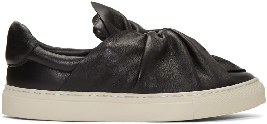 Ports 1961 Black Bow Slip-on Sneakers