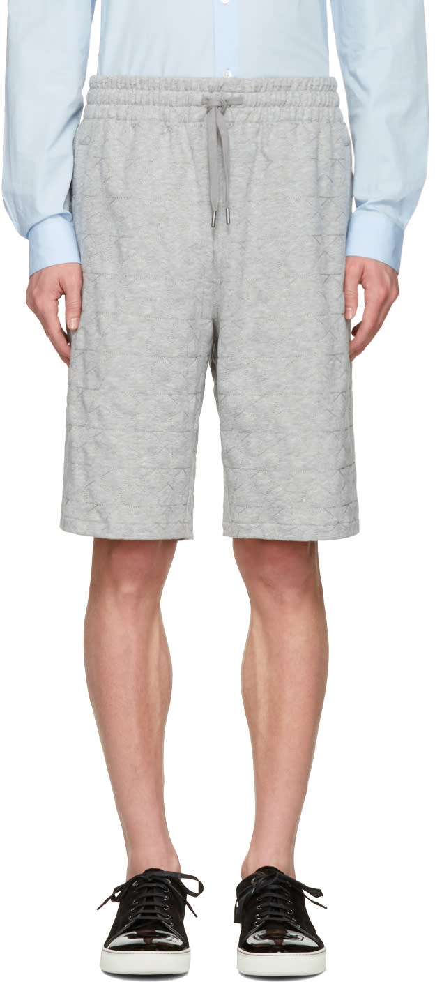 Ports 1961 Grey Embroidered Stars Shorts