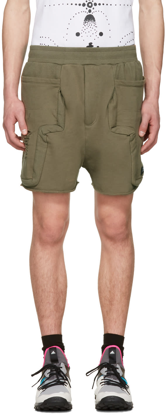 Perks And Mini Green Anarchaic Duplo Shorts