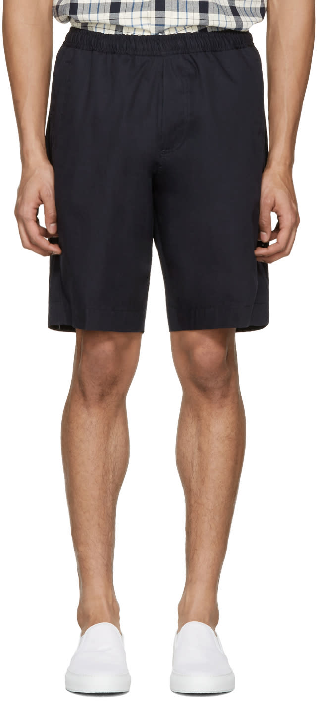 Our Legacy Navy Relaxed Shorts
