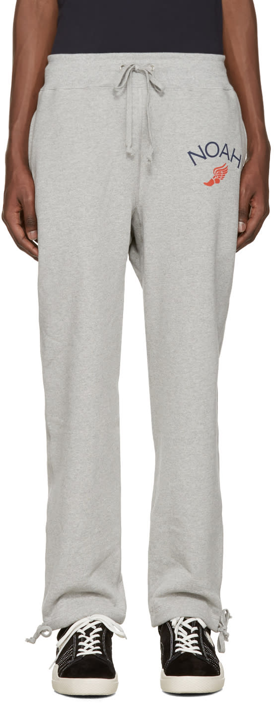 Noah Nyc Grey Wingfoot Lounge Pants
