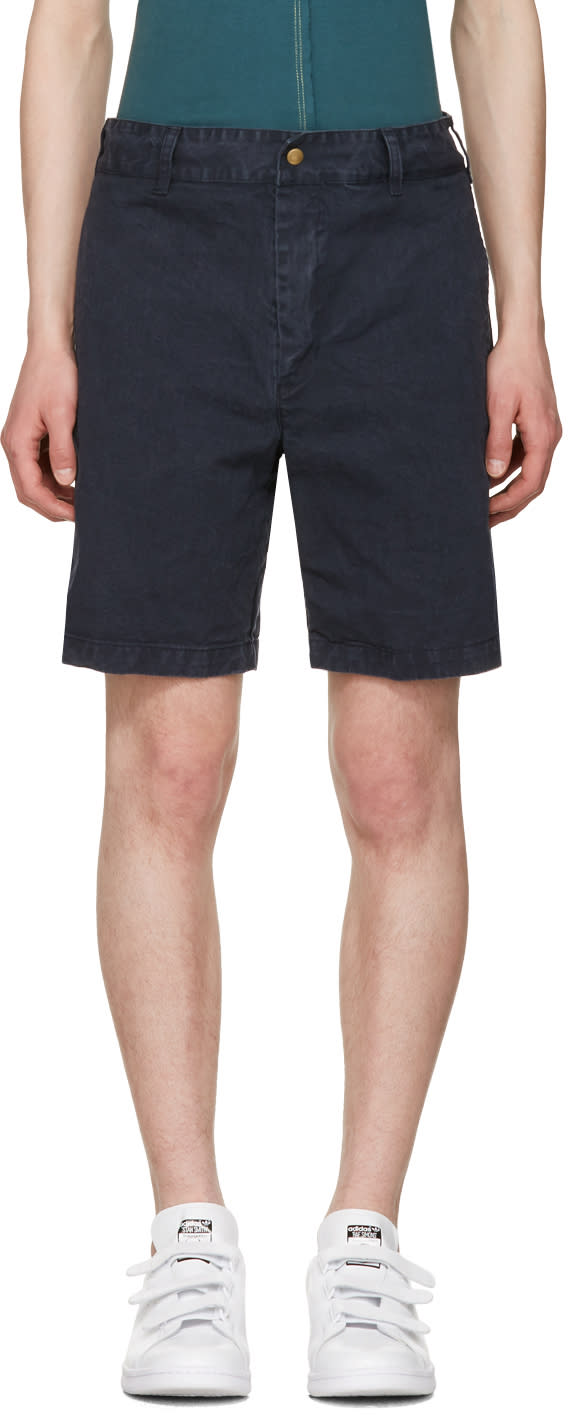 Noah Nyc Navy Chino Shorts