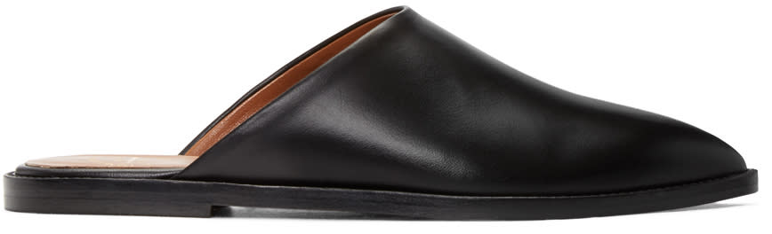 Atp Atelier Black Anzi Slip-on Flats