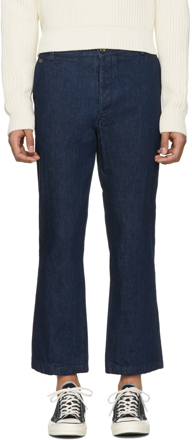 Missoni Blue Denim Cropped Trousers