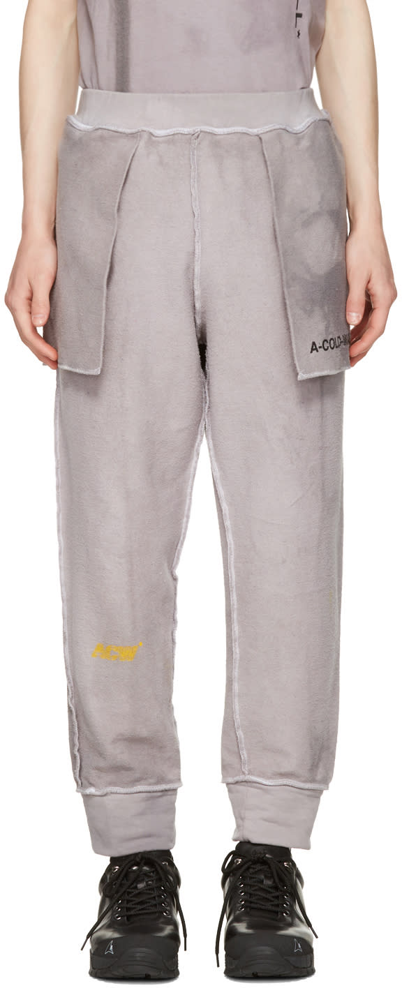 A-cold-wall* Reversible Grey the Meeting Of Textures Seamline Lounge Pants