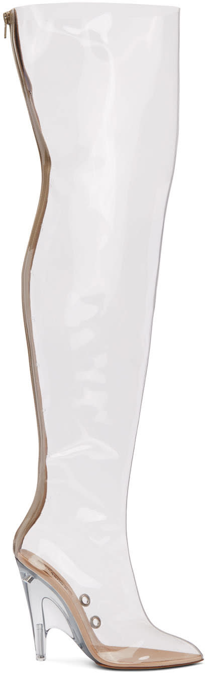 Yeezy Transparent Pvc Tubular Boots