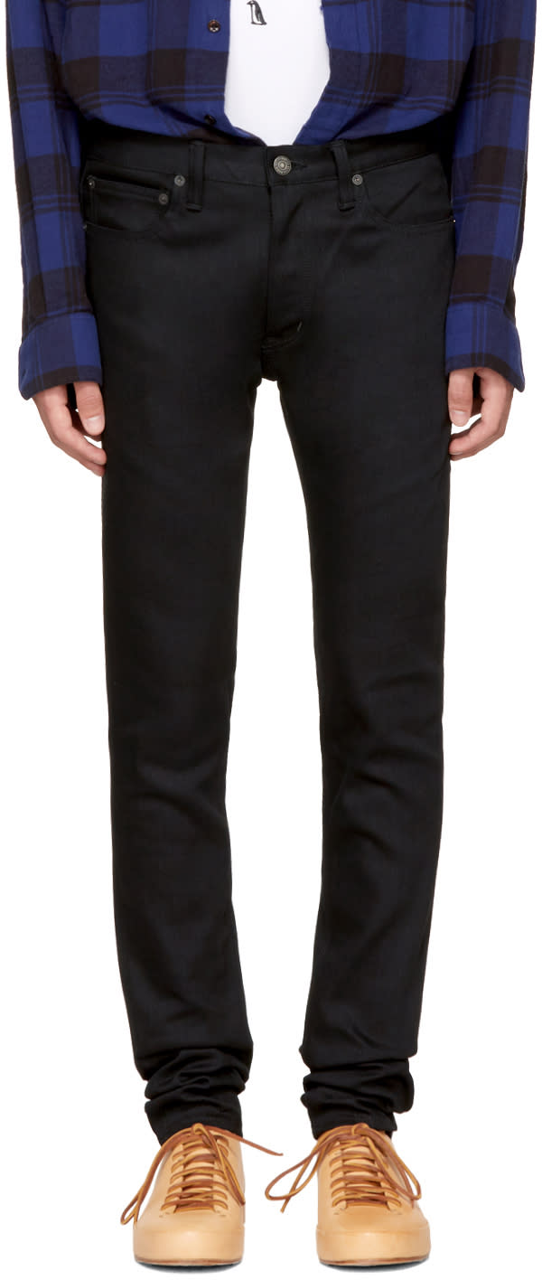 Wacko Maria Black Skinny Stretch Jeans