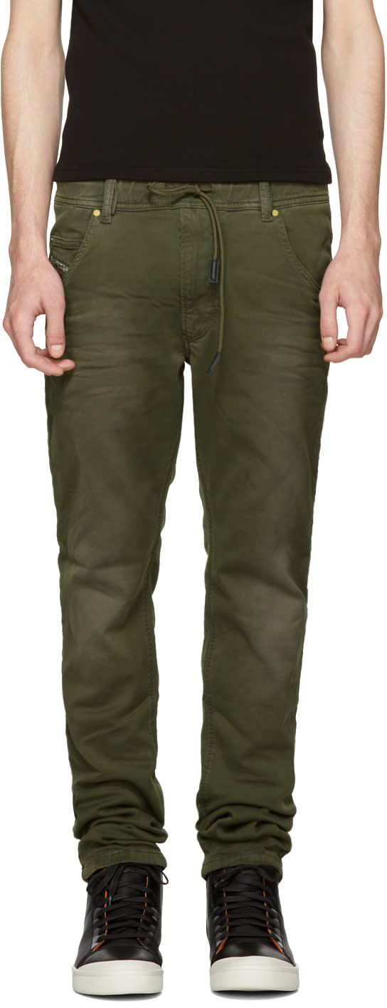 Diesel Green Krookley-ne Jogg Jeans