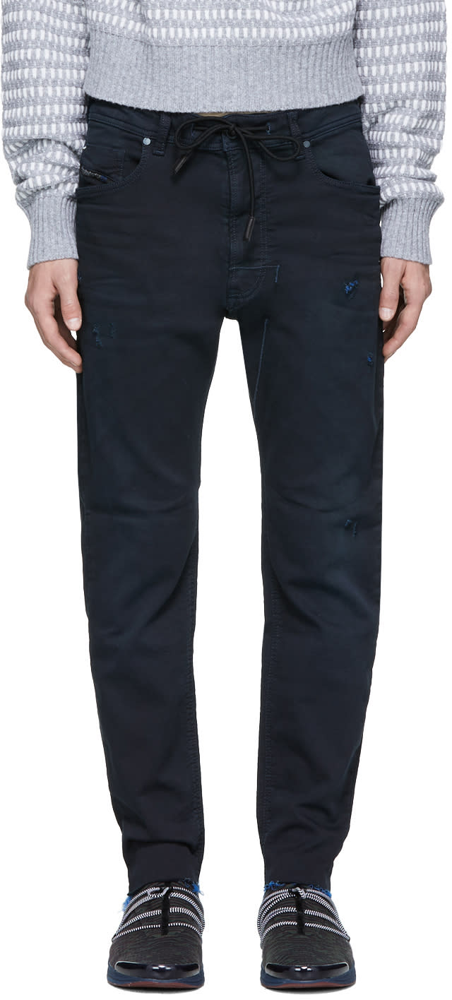 Diesel Blue Narrot Cb-ne Jogg Jeans