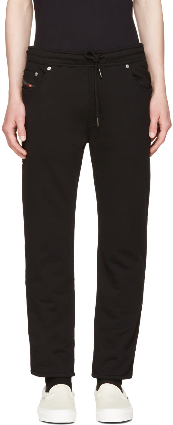 Diesel Black Jiffery-sw Lounge Pants