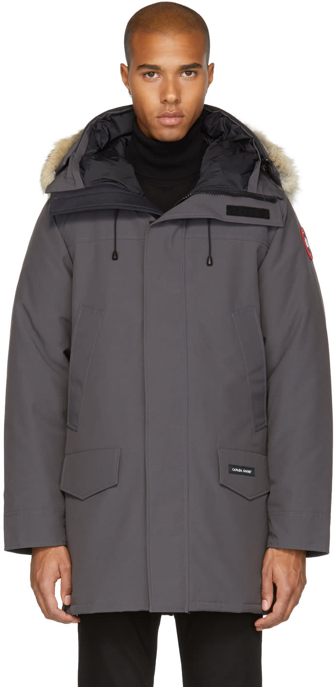Canada Goose Grey Down and Fur Langford Parka