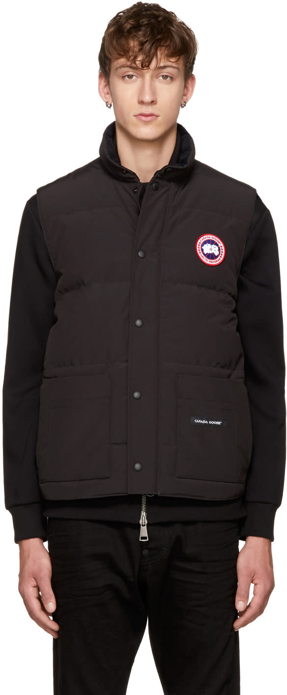Canada Goose Blakc Down Freestyle Crew Vest