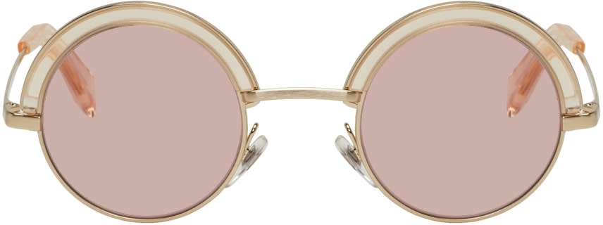 Oliver Peoples Pour Alain Mikli Gold and Pink 4003n Sunglasses