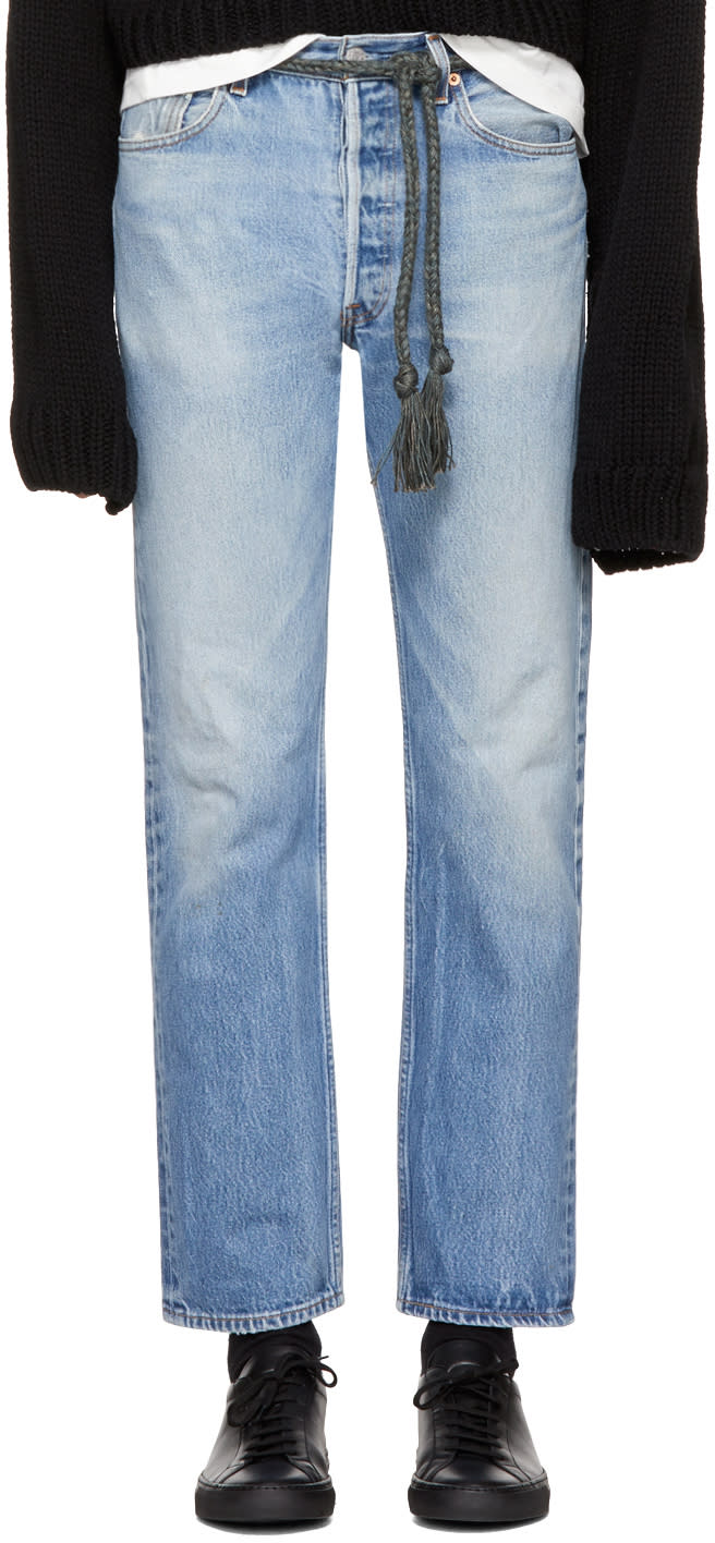 B Sides Indigo Cinch Jeans