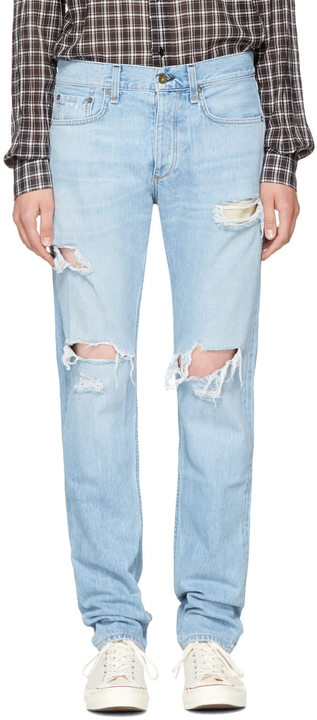 Rag and Bone Blue Standard Issue Fit 3 Jeans