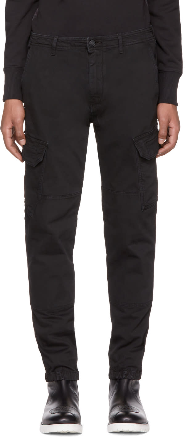 Belstaff Black Thorney Cargo Pants