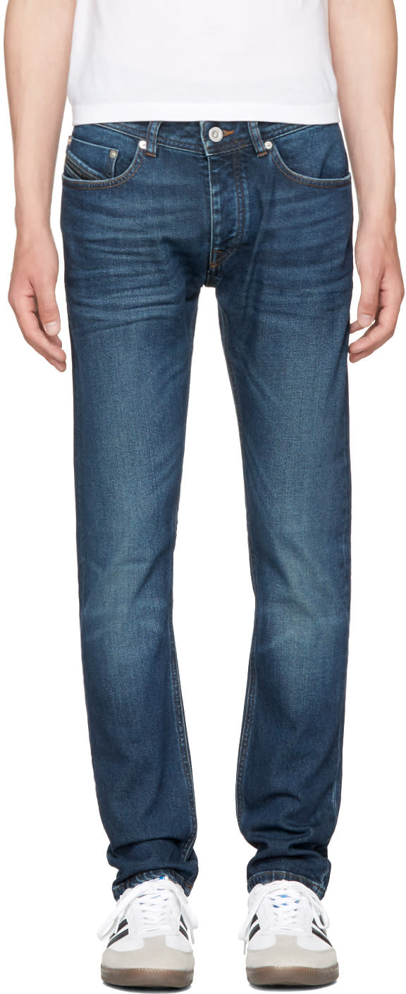 Diesel Black Gold Blue Skinny Jeans